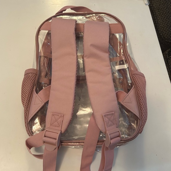 Pink Transparent Backpack - Picture 2 of 3